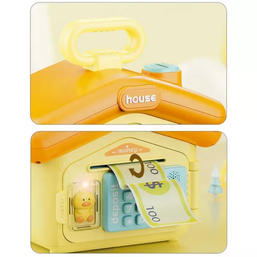 Banca musicale interattiva con codice personalizzato per bambini