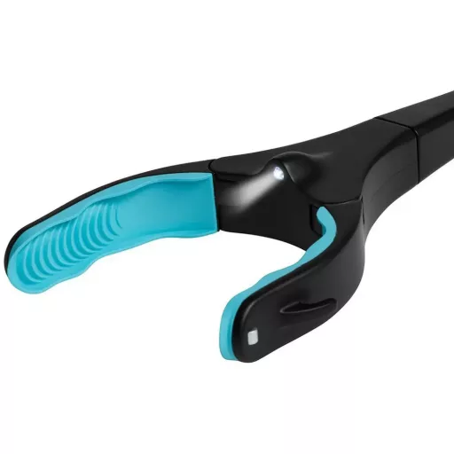 Raccoglitore di rifiuti LED con testa magnetica - Design pieghevole da 82 cm