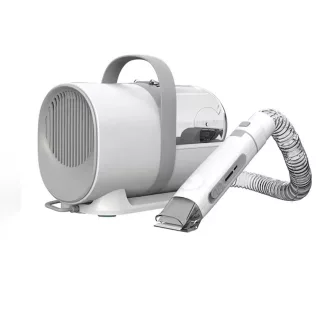   Kit di toelettatura per animali domestici con sistema di aspirazione e 6 accessori