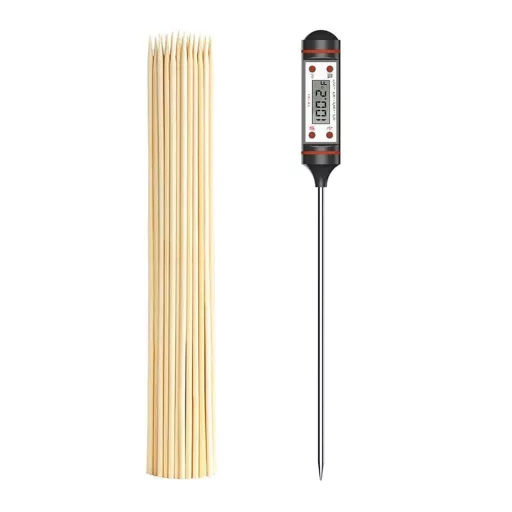 Set di barbecue in acciaio inossidabile da 134 pezzi con termometro e accessori