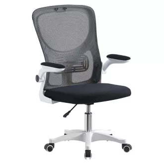   Sedia da ufficio ergonomica con braccioli regolabili e supporto lombare - capacità di 120 kg