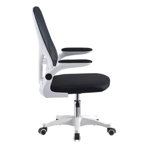 Sedia da ufficio ergonomica con braccioli regolabili e supporto lombare - capacità di 120 kg
