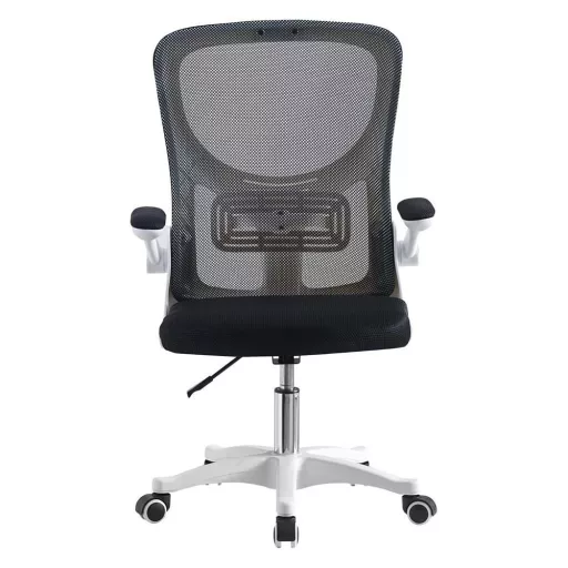 Sedia da ufficio ergonomica con braccioli regolabili e supporto lombare - capacità di 120 kg