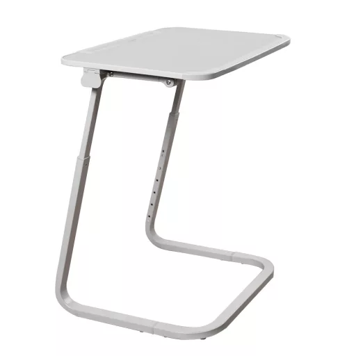 Tavolo da colazione regolabile in altezza con supporto per tablet - Grigio