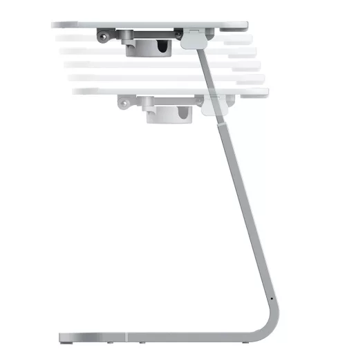 Tavolo da colazione regolabile in altezza con supporto per tablet - Grigio