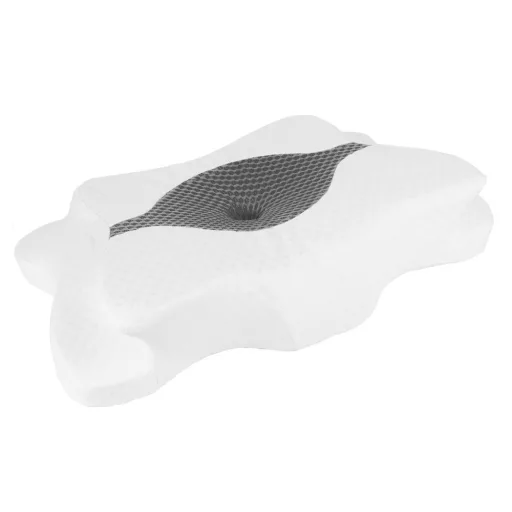 Cuscino ortopedico in memory foam per il collo con design ergonomico
