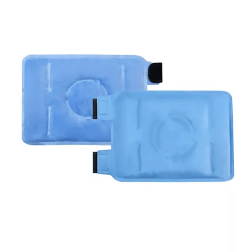 Set di sacchetti di gel riscaldanti e raffreddanti per il recupero sportivo - 2 pezzi con cinturini in velcro