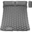 Materasso da campeggio gonfiabile per 2 con cuscino - Impermeabile, portatile, spesso 9 cm