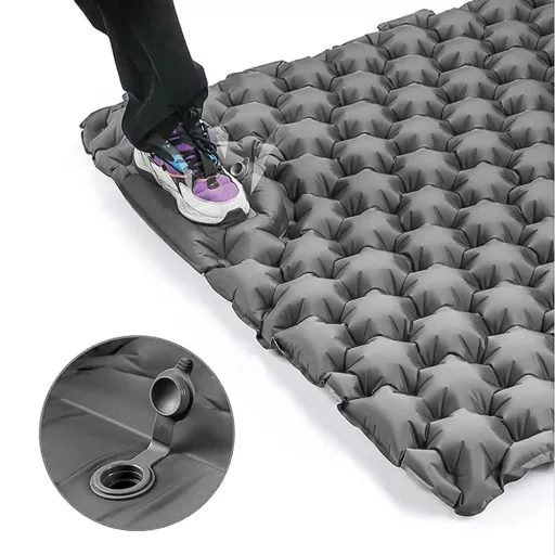 Materasso da campeggio gonfiabile per 2 con cuscino - Impermeabile, portatile, spesso 9 cm
