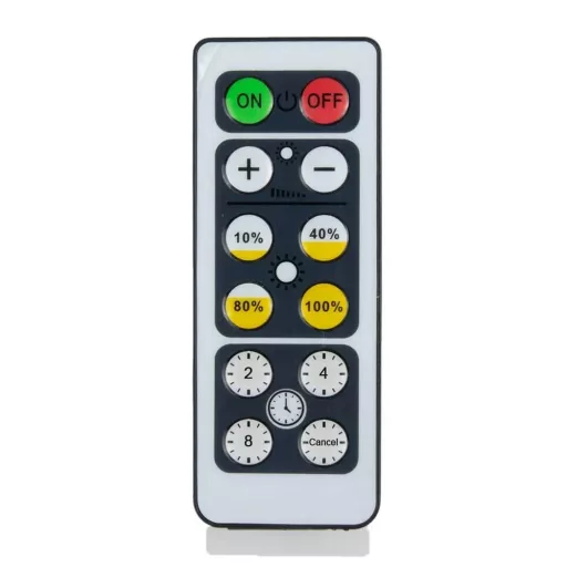 Luci a stringa solari LED da 15 m con telecomando, impermeabili, 15 lampadine