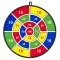 Gioco del bersaglio appiccicoso con 12 palline morbide - 36 cm, sicuro per i bambini
