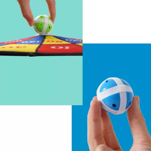 Gioco del bersaglio appiccicoso con 12 palline morbide - 36 cm, sicuro per i bambini