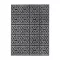 Tappeto da esterno impermeabile, 120x180 cm, grigio bifacciale per balcone e patio