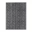 Tappeto da esterno impermeabile, 120x180 cm, grigio bifacciale per balcone e patio