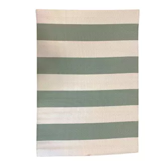   Tappeto da esterno impermeabile, 120x180 cm, reversibile verde-beige, ideale per balconi e terrazze