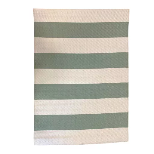 Tappeto da esterno impermeabile, 120x180 cm, reversibile verde-beige, ideale per balconi e terrazze