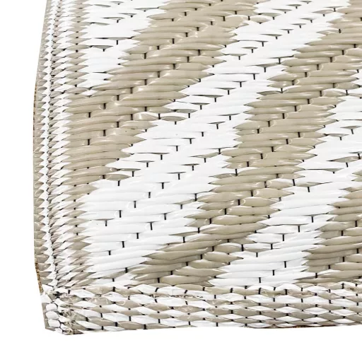 Tappeto da esterno reversibile, 120x180 cm, resistente alle intemperie beige