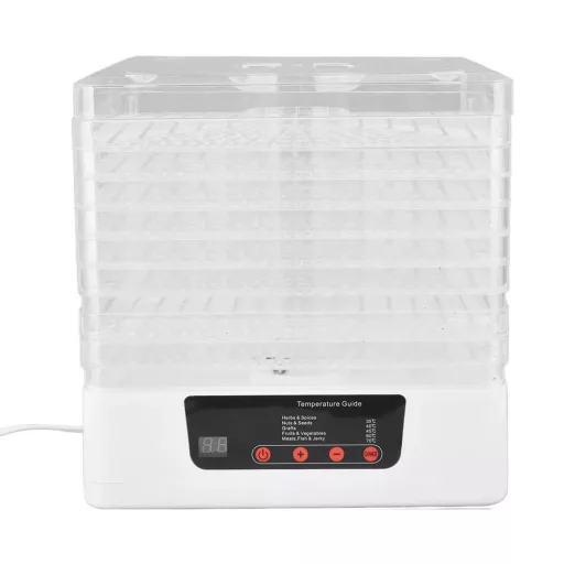 Disidratatore per Frutta e Verdura a 8 Vassoi LCD