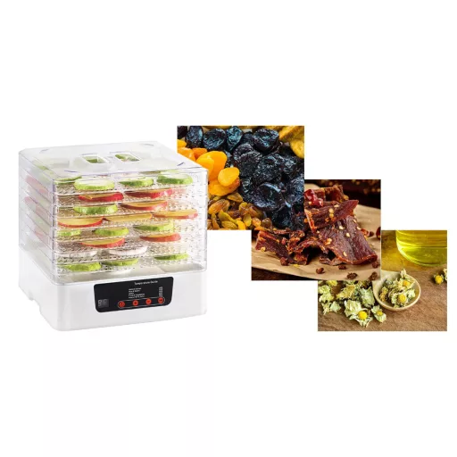 Disidratatore per Frutta e Verdura a 8 Vassoi LCD