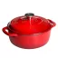 Casseruola in ghisa smaltata da 5,7 L con coperchio - Adatta per forno