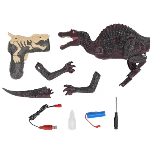 Giocattolo dinosauro telecomandato con effetti sonori e luminosi