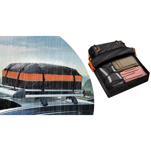 Borsa da carico impermeabile per tetto - 136x102x46 cm, design resistente, facile installazione