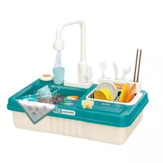   Set da gioco per bambini con lavello 23 pezzi con accessori realistici e frutta e verdura da tagliare