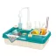 Set da gioco per bambini con lavello 23 pezzi con accessori realistici e frutta e verdura da tagliare