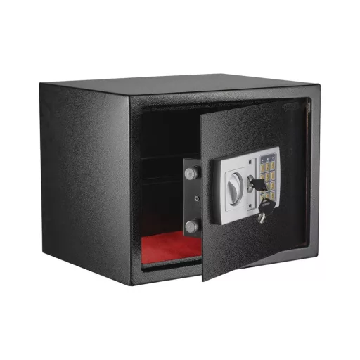 Cassaforte Digitale Grande con Codice PIN e Accesso con Chiave - Sicurezza per Oggetti di Valore