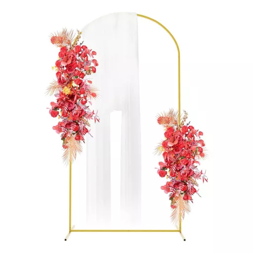 Decorazione per arco nuziale elegante - Struttura metallica personalizzabile per cerimonie e sfondi fotografici