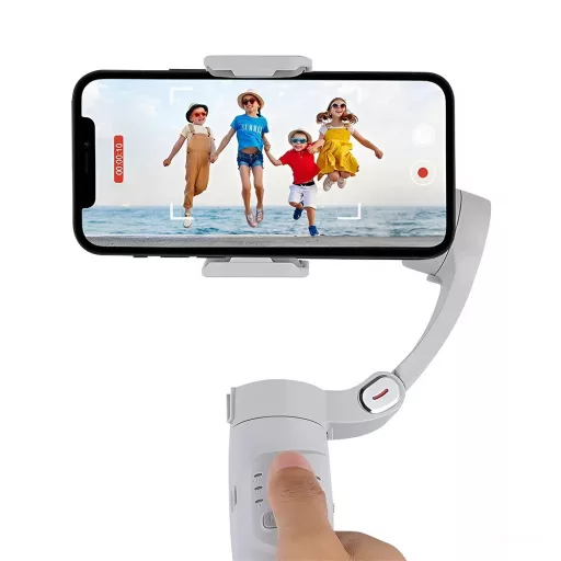Stabilizzatore Gimbal per Smartphone Portatile con Treppiede - Registrazione Video Fluida