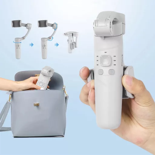 Stabilizzatore Gimbal per Smartphone Portatile con Treppiede - Registrazione Video Fluida