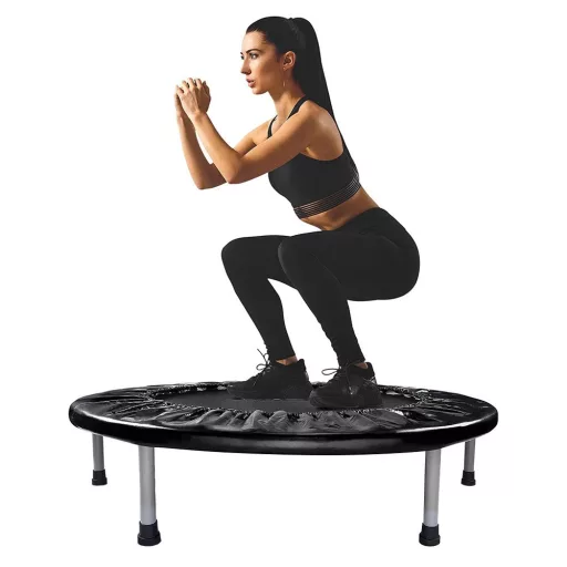 Trampolino 100 cm con capacità di carico di 80 kg - Sicuro e compatto per uso interno/esterno