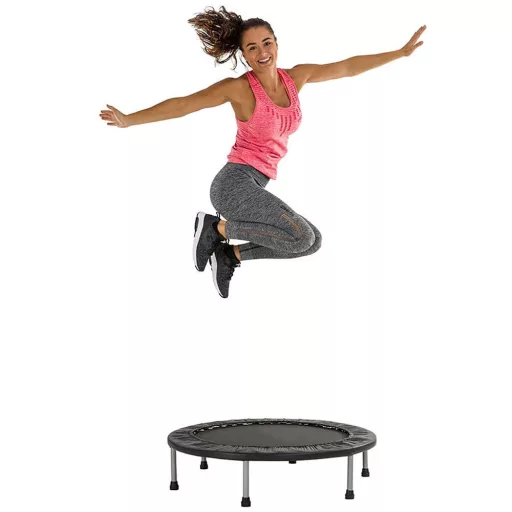 Trampolino 100 cm con capacità di carico di 80 kg - Sicuro e compatto per uso interno/esterno
