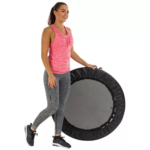 Trampolino 100 cm con capacità di carico di 80 kg - Sicuro e compatto per uso interno/esterno