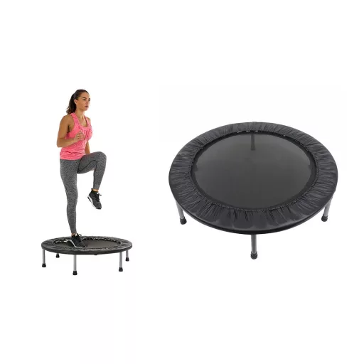 Trampolino 100 cm con capacità di carico di 80 kg - Sicuro e compatto per uso interno/esterno