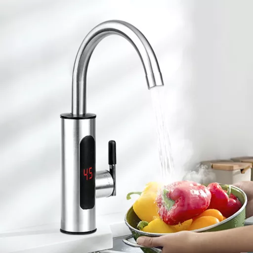 Rubinetto elettrico per riscaldamento dell'acqua con connessione inferiore - Soluzione per acqua calda istantanea