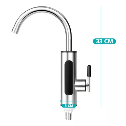 Rubinetto elettrico per riscaldamento dell'acqua con connessione inferiore - Soluzione per acqua calda istantanea
