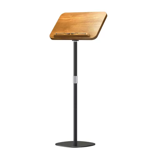 Supporto per libri regolabile in altezza con pannello inclinabile - design elegante e pratico