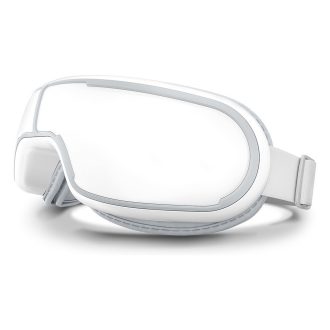   Massaggiatore per occhi e tempie con pressione d'aria, funzione riscaldante e suoni rilassanti