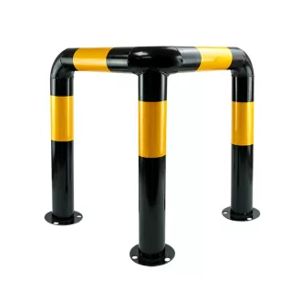   Barriera protettiva a forma di L - Acciaio spesso 4 mm, durevole e facile da installare
