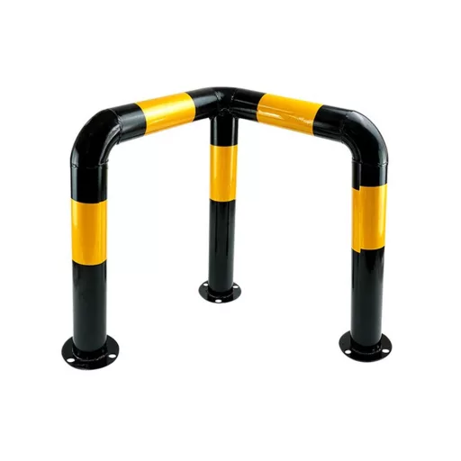 Barriera protettiva a forma di L - Acciaio spesso 4 mm, durevole e facile da installare