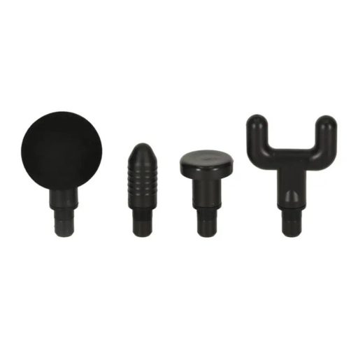 Pistola da massaggio ergonomica 3-in-1 con 5 testine e manico estensibile