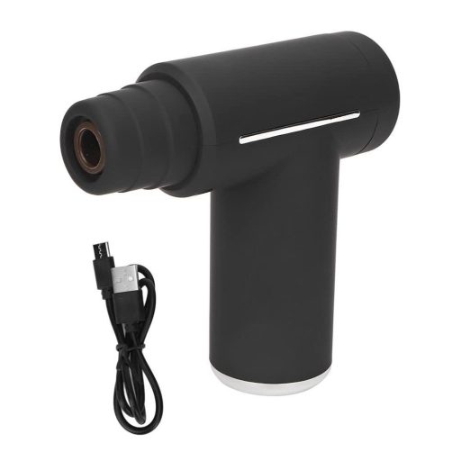 Pistola Massaggiante Mini Portatile con 6 Teste Intercambiabili e Velocità Regolabile