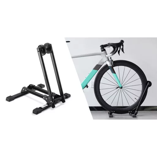 Supporto per biciclette pieghevole - Staffa in acciaio compatta per casa e ufficio