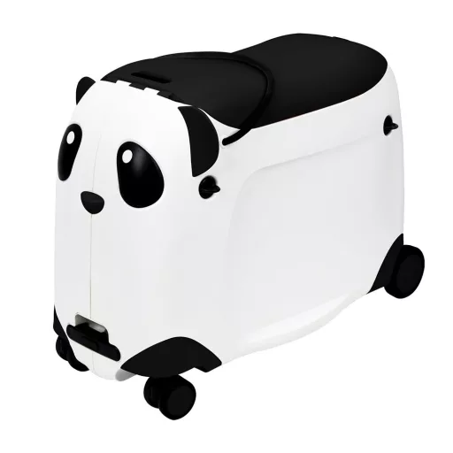 Valigia per bambini con motivo panda e funzione di seduta