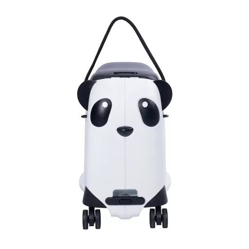 Valigia per bambini con motivo panda e funzione di seduta