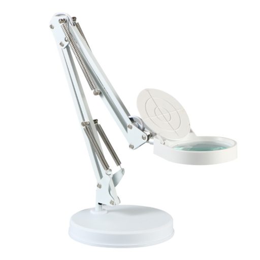 Lampada da tavolo ingrandente LED regolabile con ingrandimento 3x e testa rotante
