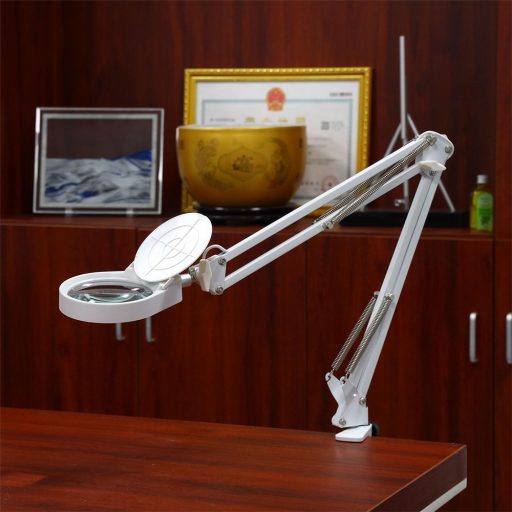 Lampada da tavolo ingrandente LED regolabile con ingrandimento 3x e testa rotante