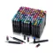 Set di pennarelli a doppia punta con custodia - 168 colori vivaci, larghezze della punta 1-5 mm